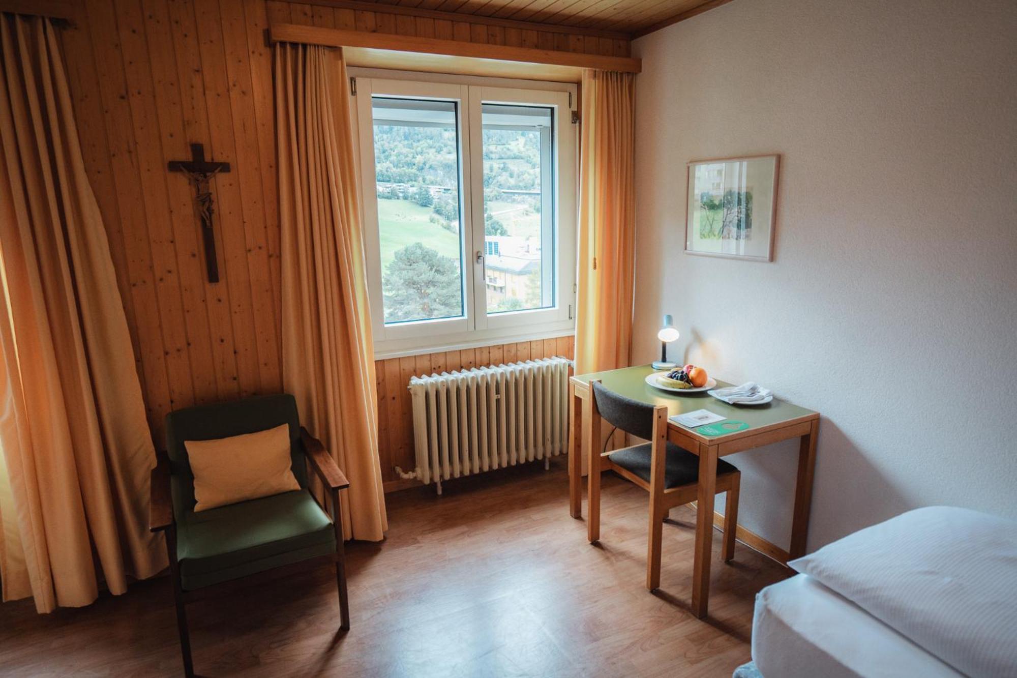 Hotel Haus Schoenstatt Contactless-Check-In Brig Buitenkant foto
